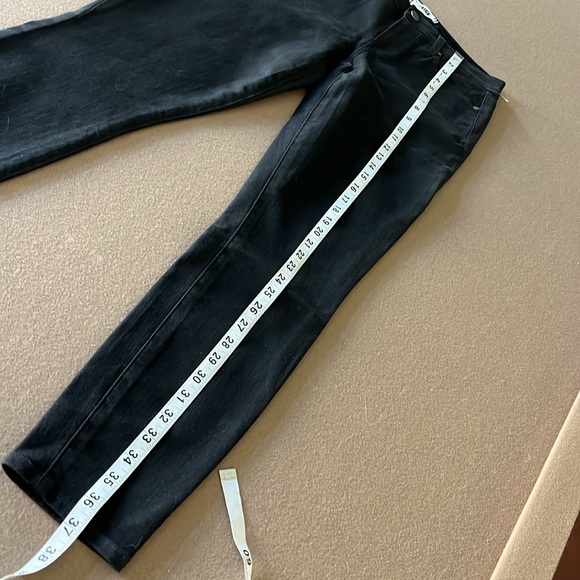 PAIGE NWOT VERDUGO ANKLE BLACK JEANS - Sterling Dark Coated- Size 28 - Picture 9 of 12